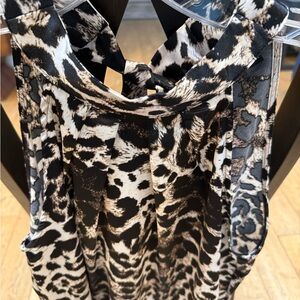Apt. 9 Leopard print halter neck top. Size Small.